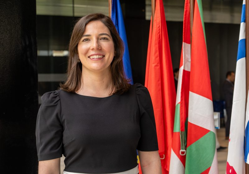 Leyre Azcona Sanz de Galdeano prend la direction de l'Eurorégion Nouvelle-Aquitaine Euskadi Navarre